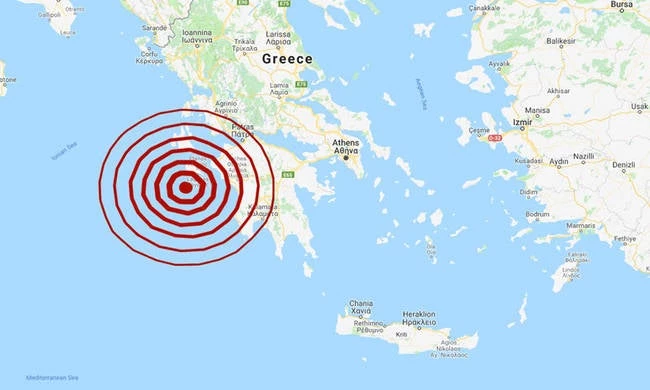 Ευρωμεσογειακό: Σεισμός 4,9 Ρίχτερ ταρακούνησε τη Ζάκυνθο
